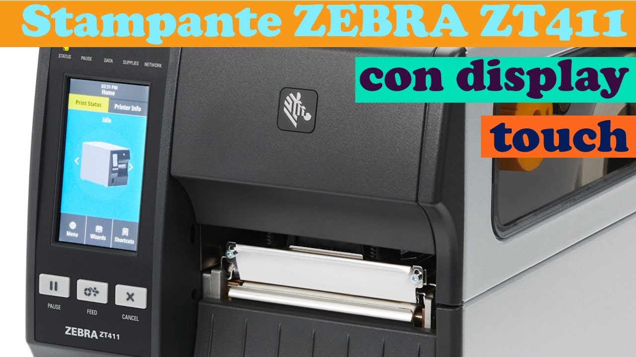 Stampante ZEBRA ZT411 con Display Touch