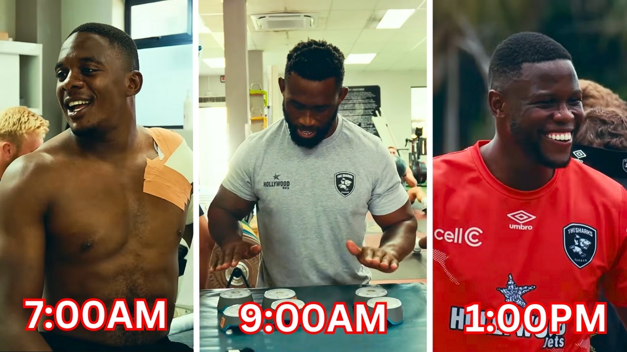 A Realistic Day in the Life as a Sharks Rugby Player!