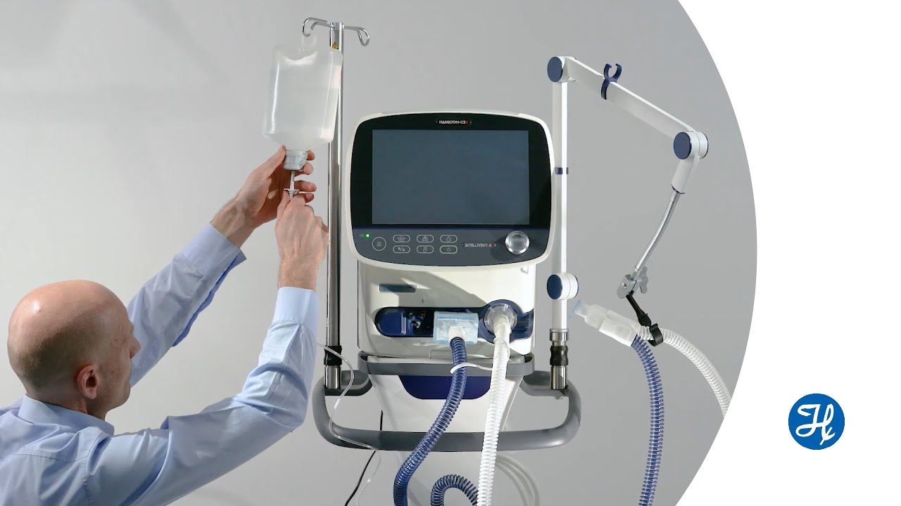 HAMILTON-C3 - Ventilator setup