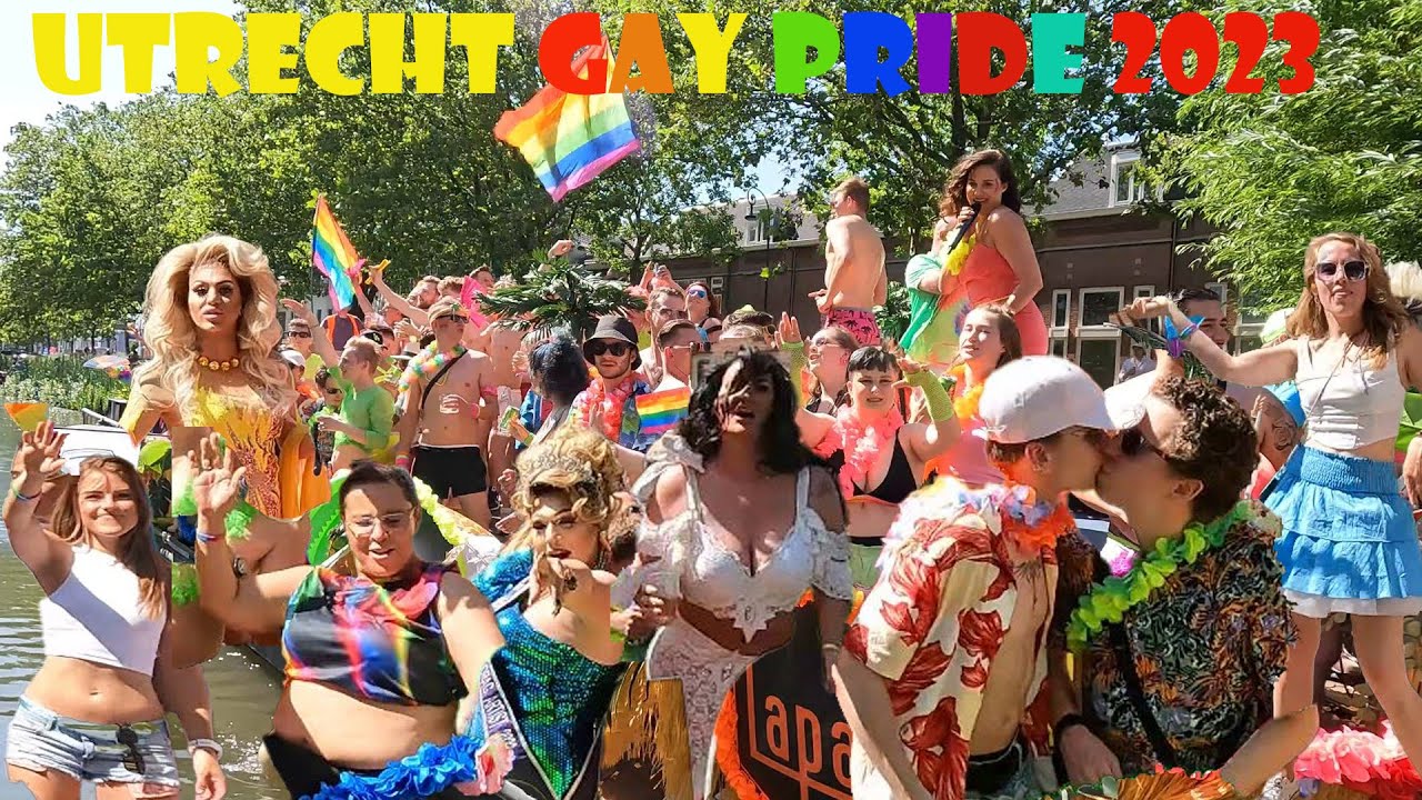 In The Occasion Of Utrecht Gay Canal Parade 2024- 1st June 2024