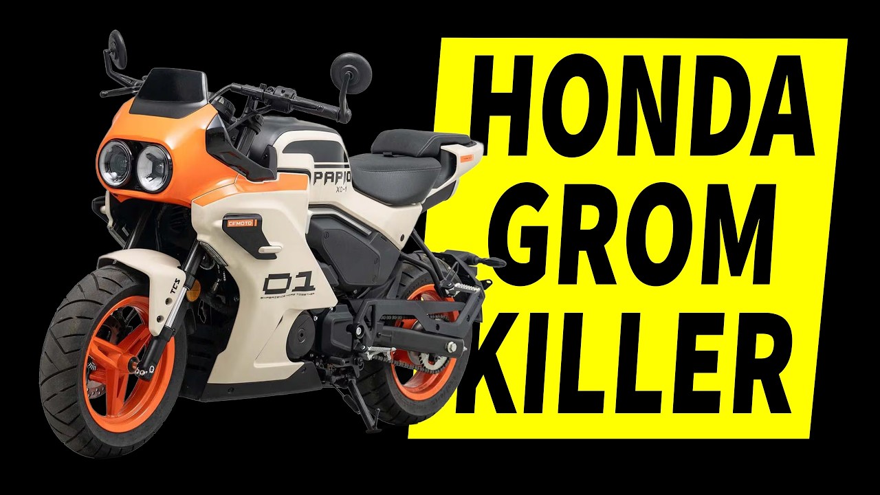 The Honda Grom is in TROUBLE with this new mini-moto sportbike...