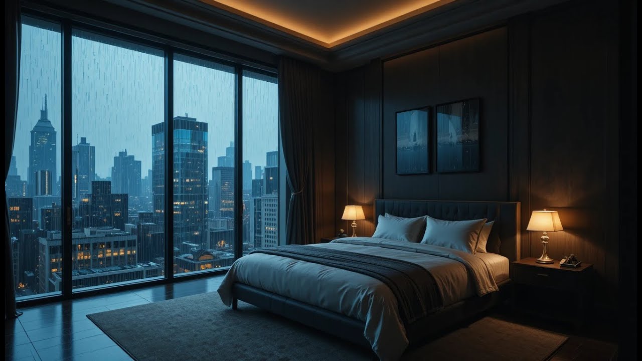 Relaxing Piano Music & Rain Sounds for Deep Sleep, Stress Relief, Anxiety Healing, Calm Mind