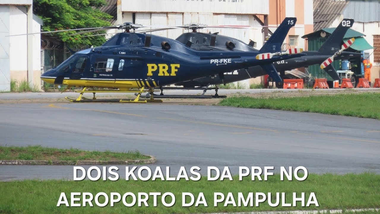 DECOLAGEM DE DOIS KOALAS DA PRF (PR-FKE/PR-FKB) NO AEROPORTO DA PAMPULHA