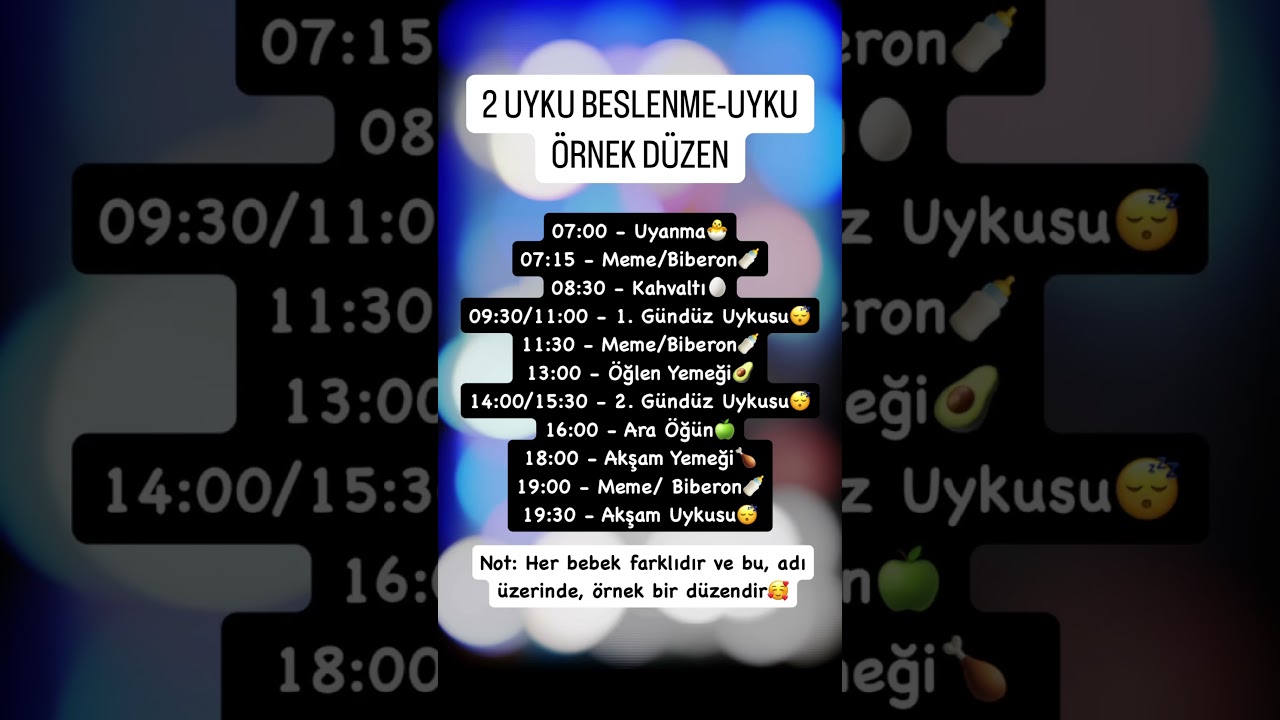 BEBEKLERDE 2 G&Uuml;ND&Uuml;Z UYKUSU İLE &Ouml;RNEK D&Uuml;ZEN #bebekuykusu #uyku #uykueğitimi