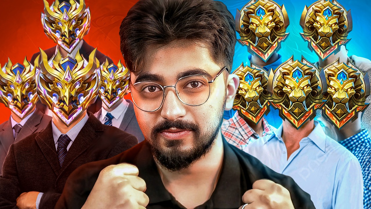 5 لاعبين ليجند  VS ا 4 لاعبين محترفين 🔥 ! | MOBILE LEGENDS