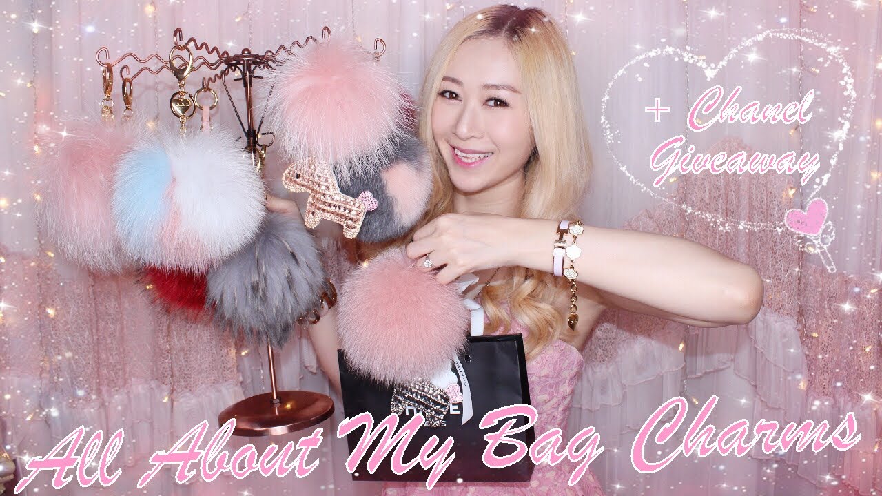 ALL ABOUT MY BAG CHARMS 💎🦄💎 UPDATES & UPGRADES + CHANEL GIVEAWAY (CLOSED) 💖 LINDIESS
