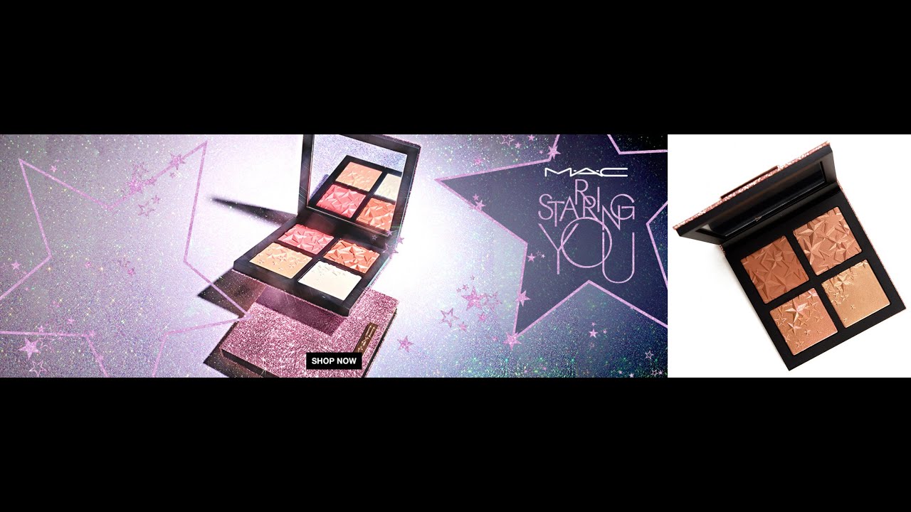 MAC STAR DIPPED FACE COMPACT in LIGHT & MEDIUM DEEP Swatches , Review & Comparison