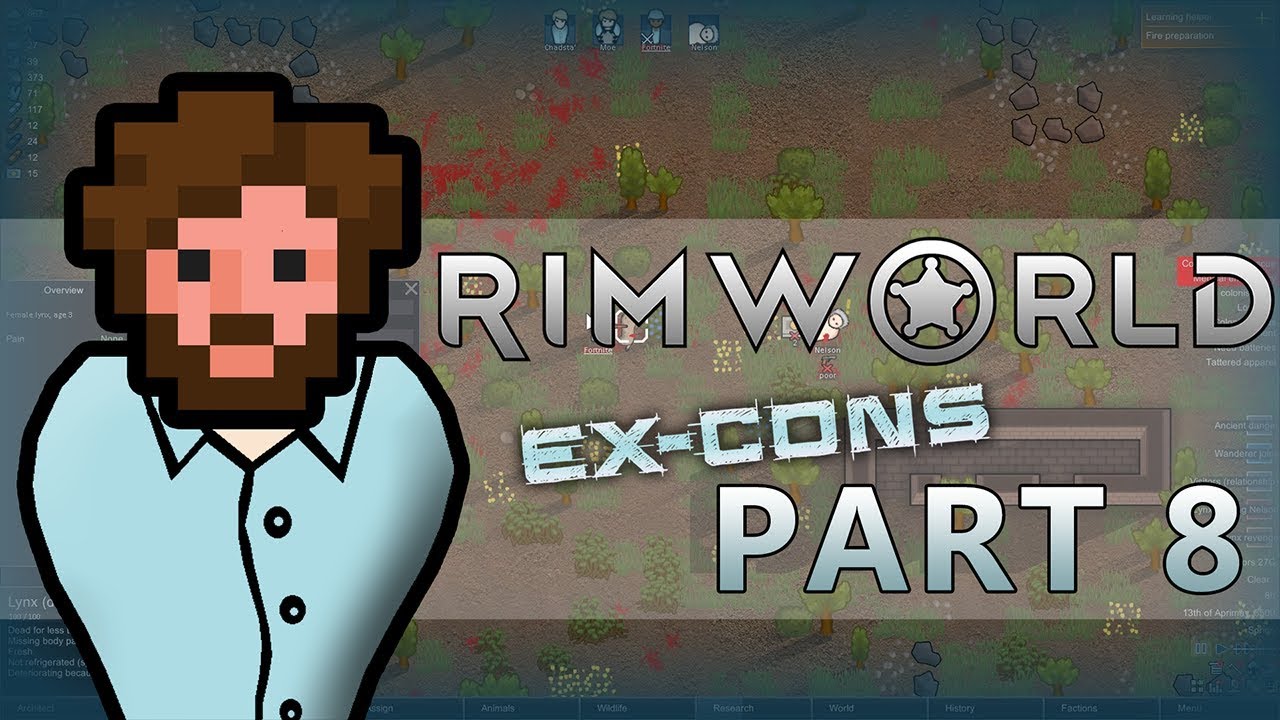 Our First Death... - Rimworld - Let's Play