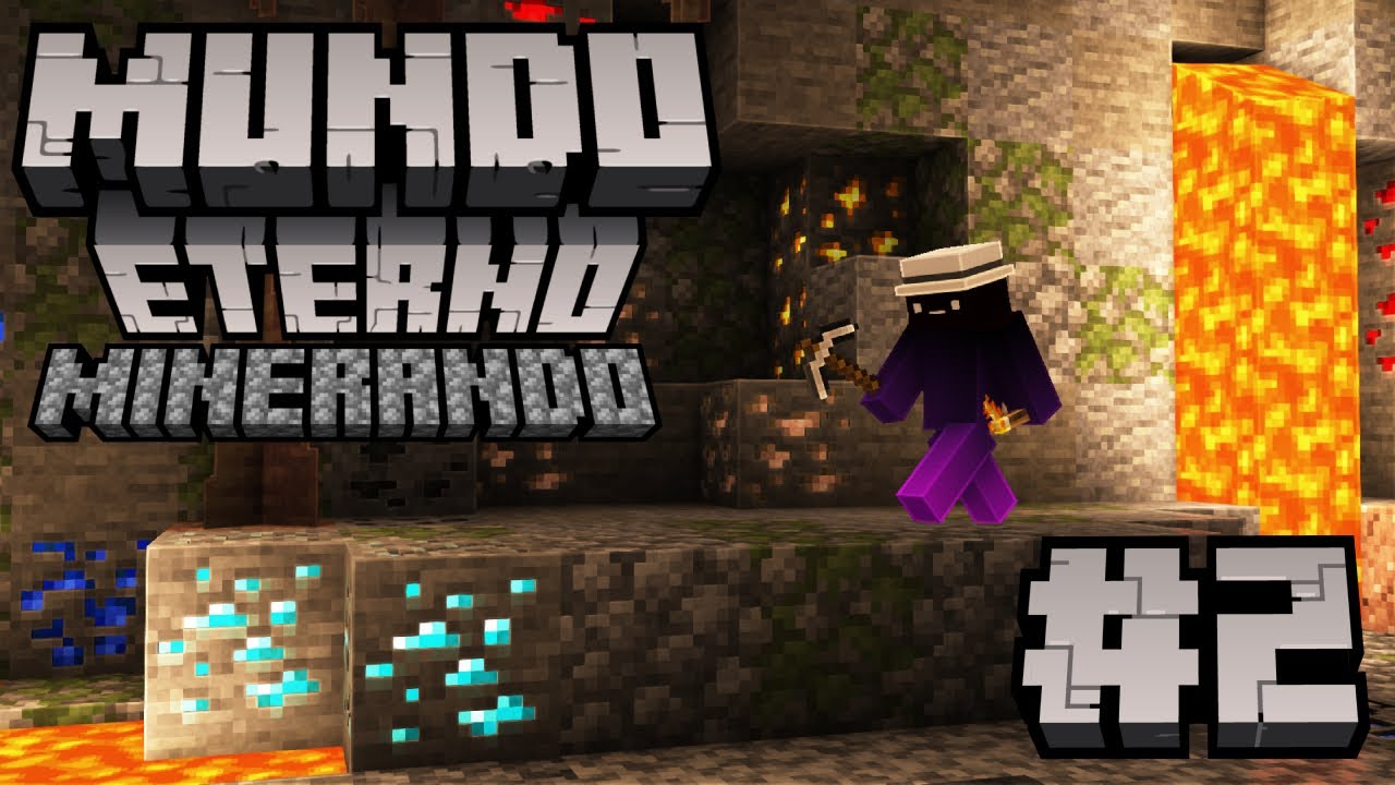 MUNDO ETERNO - DIA DE MINERAÇÃO! Minecraft 1.21.8 ep2
