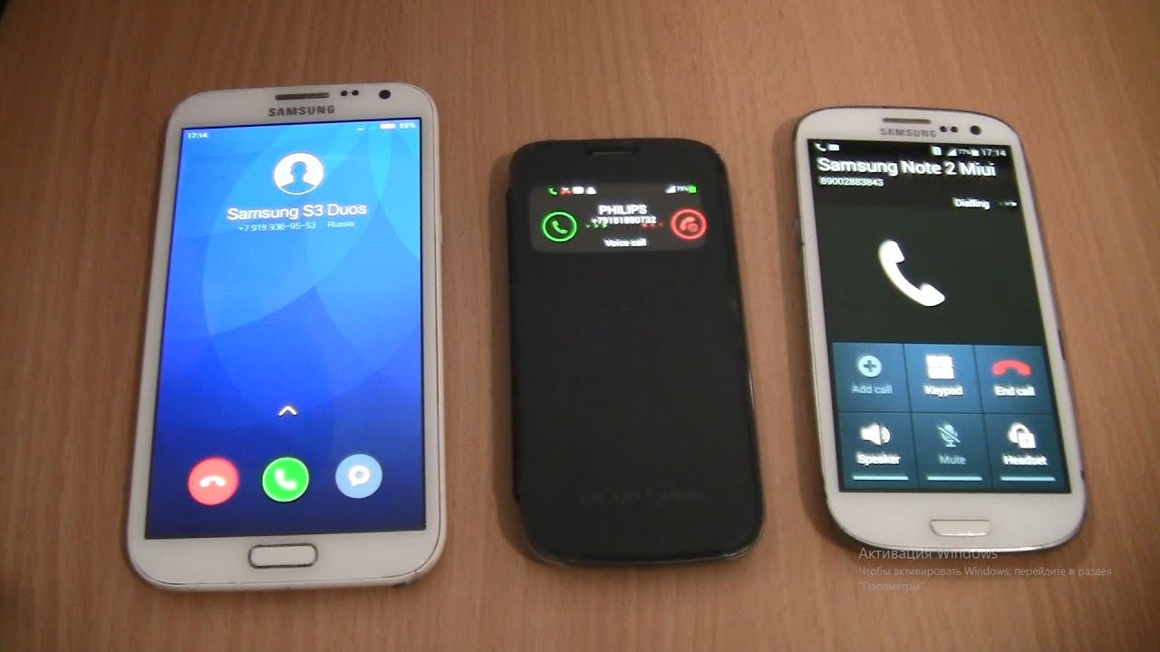Incoming call &Outgoing call at the Same Time Samsung S3 Duos+S4 Mini Cover+Note 2 Miui
