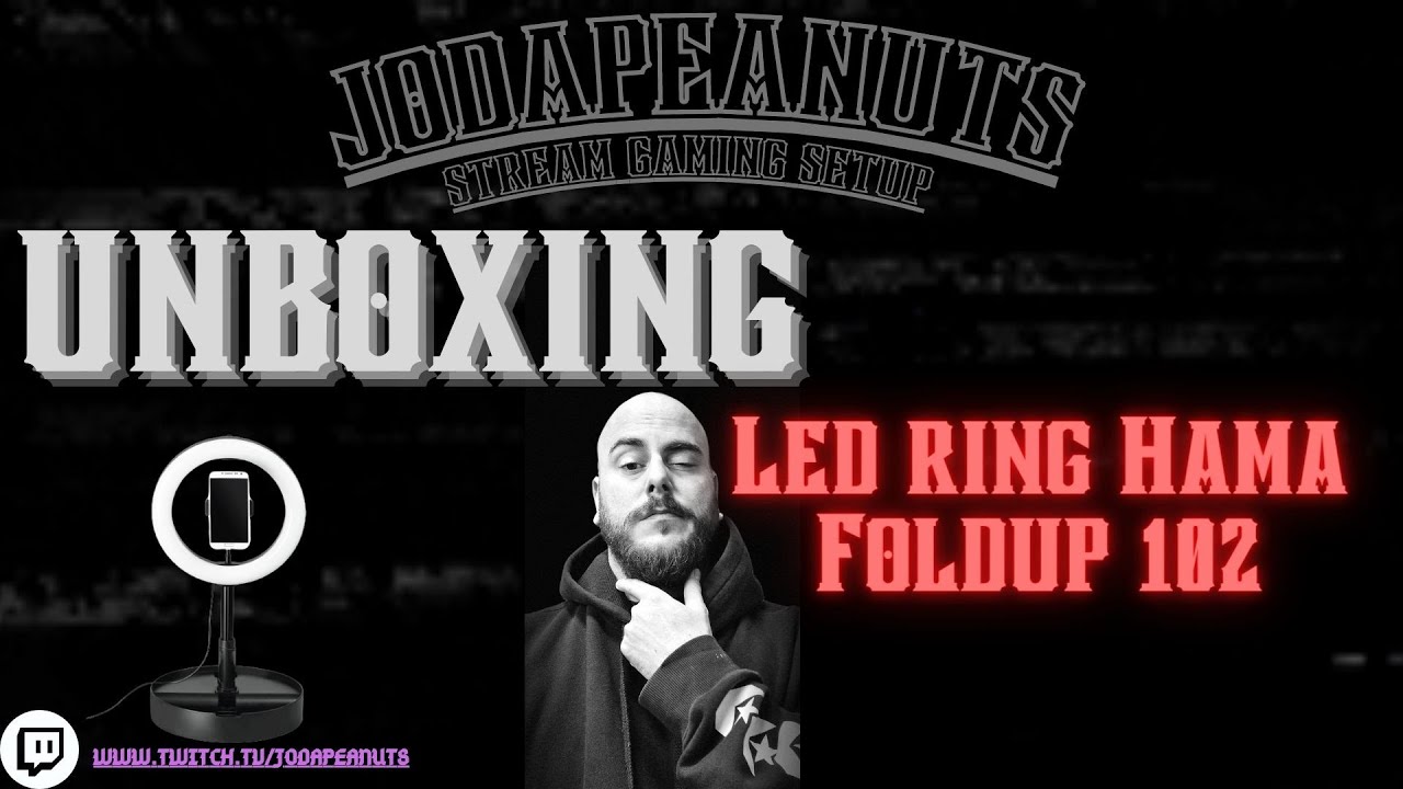 Ring light Hama Foldup 102 Unboxing !