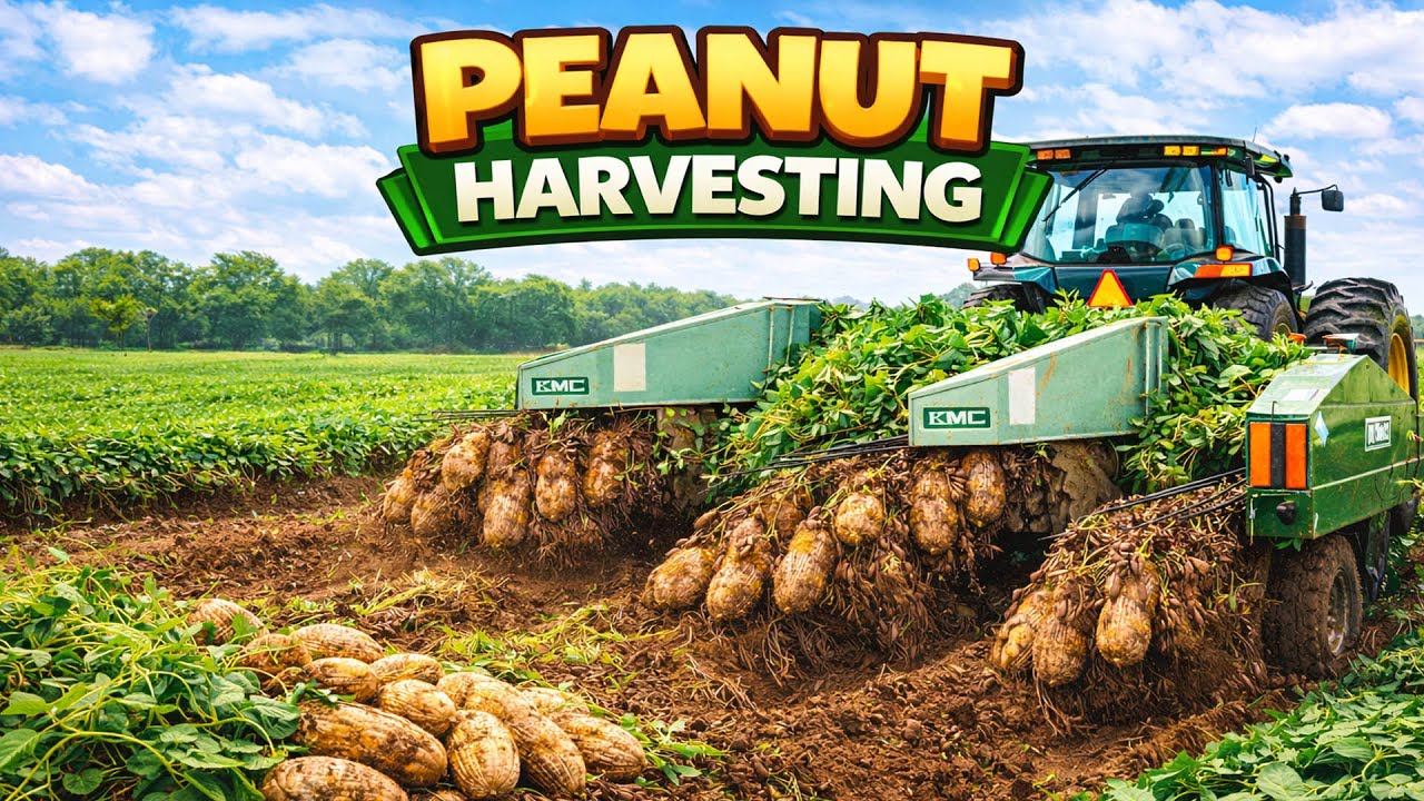 Peanut Harvesting Process – Advanced Peanut Farming Machines in Modern Agriculture