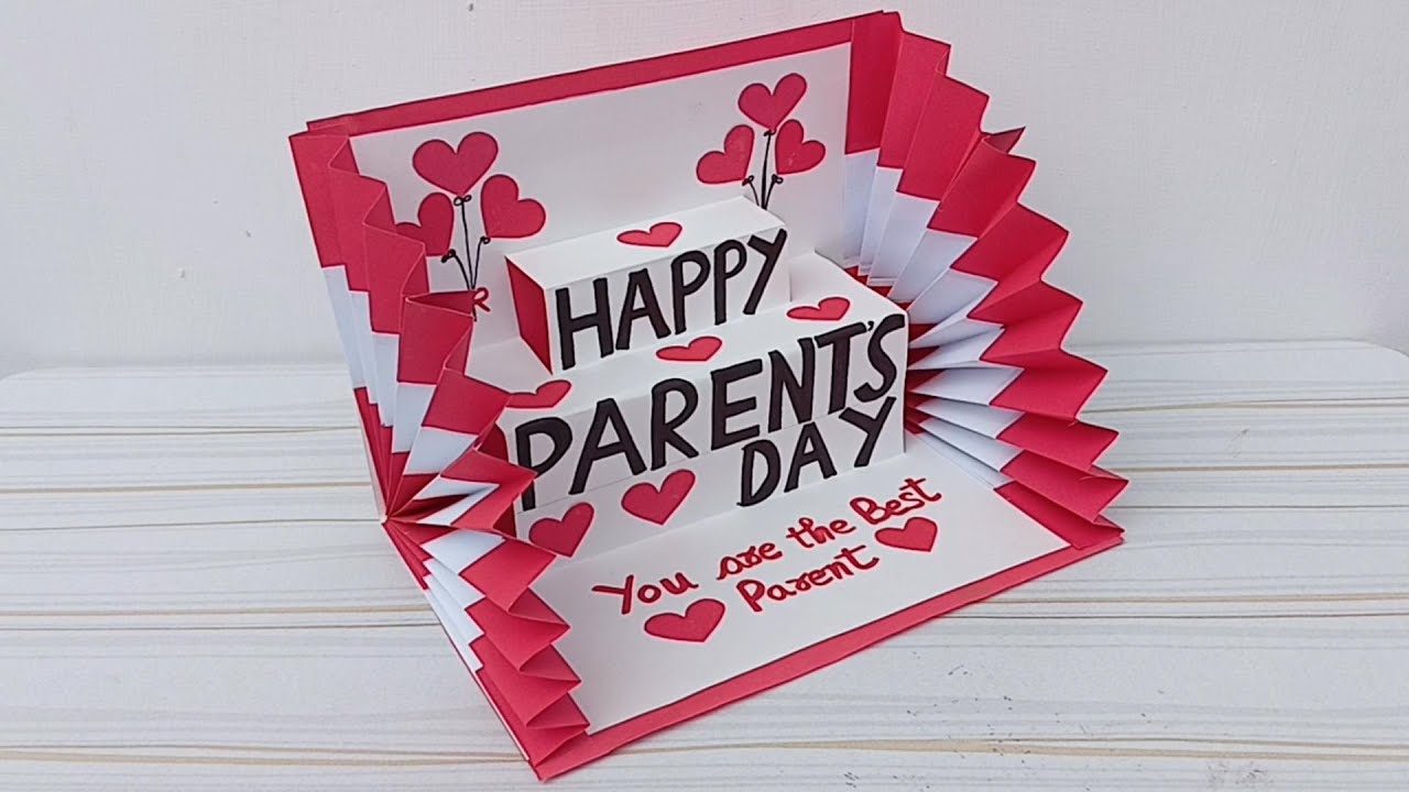 DIY - Happy Parents Day Card | Handmade Card for Parents Day / Grandparents Day Card