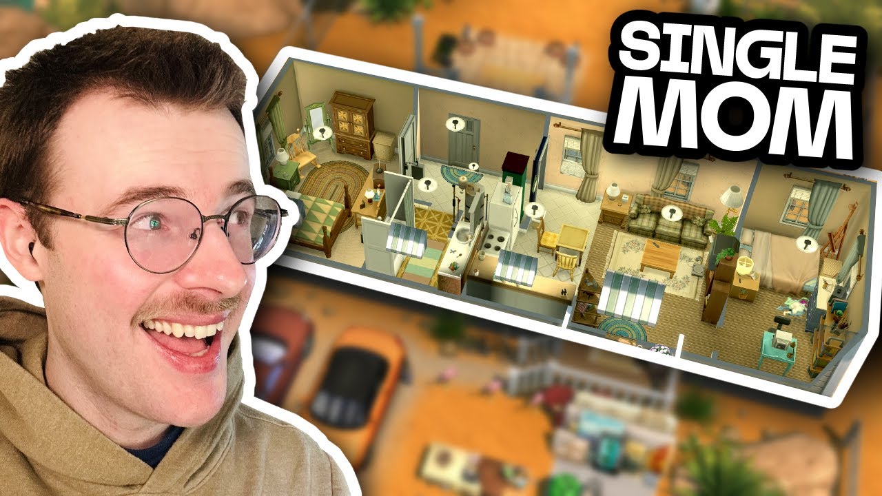 строительство дома-трейлера для МАТЕРИ-ОДИНОЧКИ в The Sims 4
