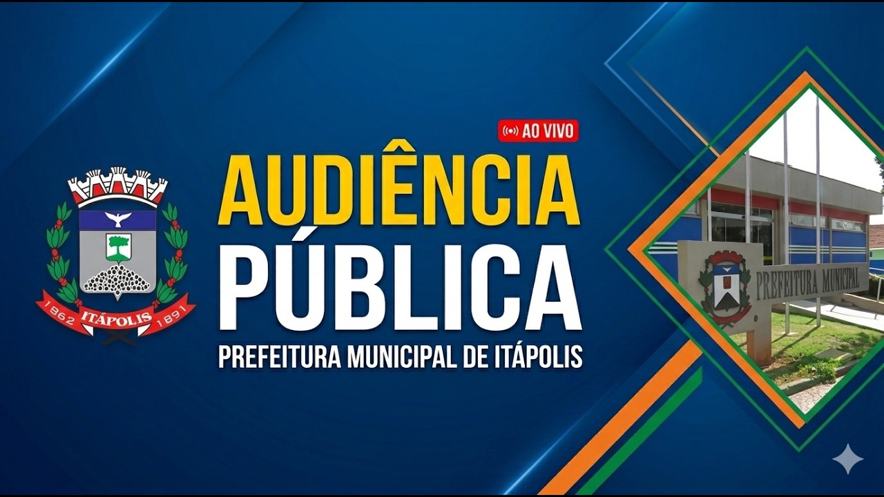 Audiência Pública 11 de fevereiro de 2026 | Prefeitura Municipal de Itápolis - SP