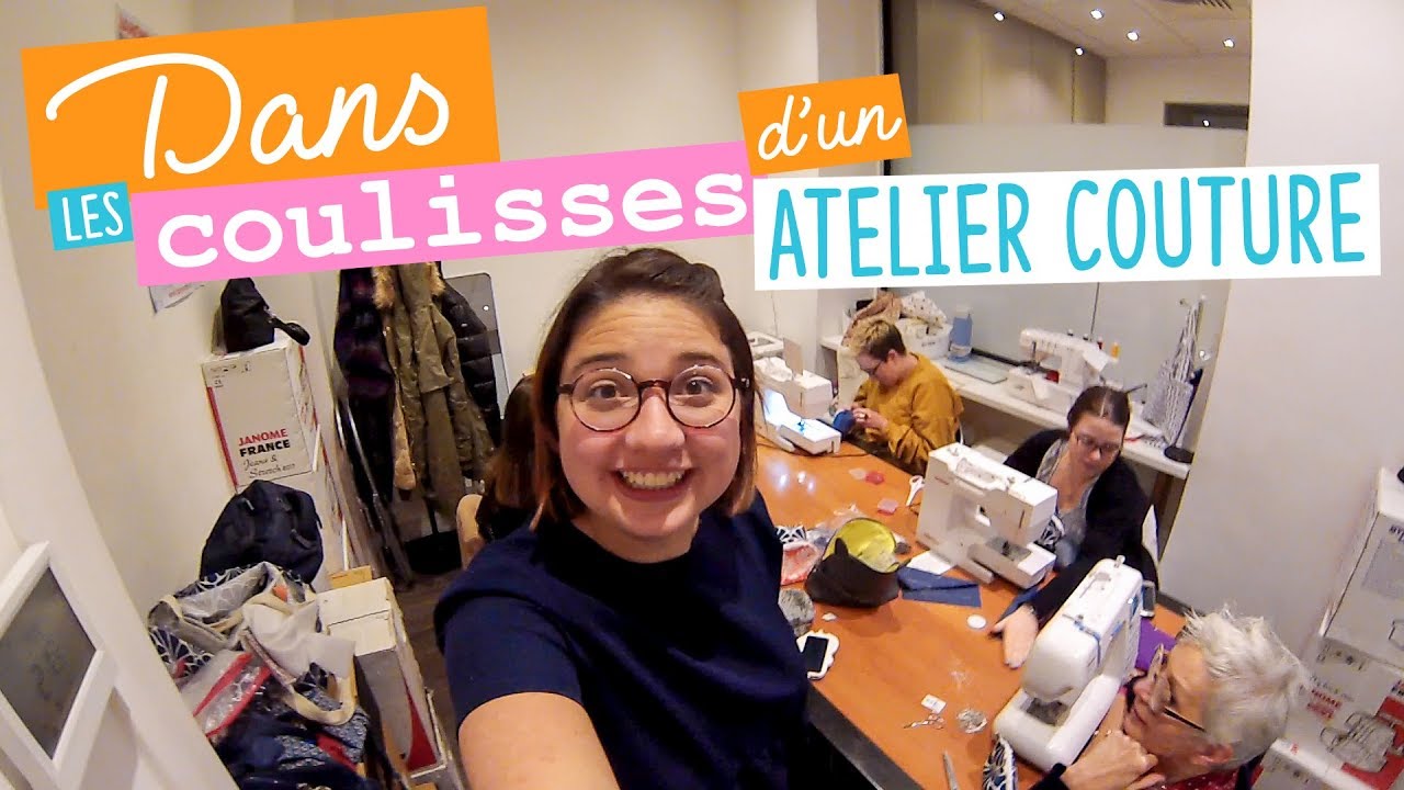 Coulisses d'un atelier couture - vlog