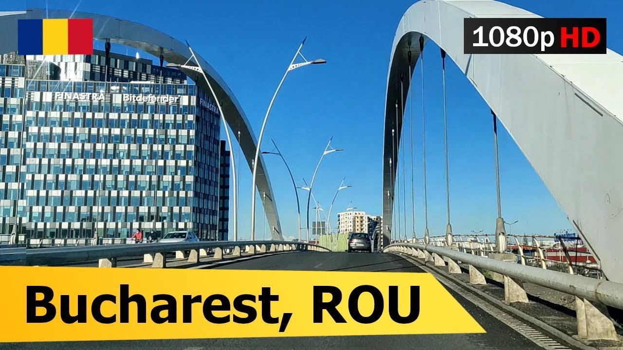🔴 Bucharest, ROU • Pasajul Basarab【1080p Full HD】 Driving on Soseaua Grozavesti • Bucuresti, Romania