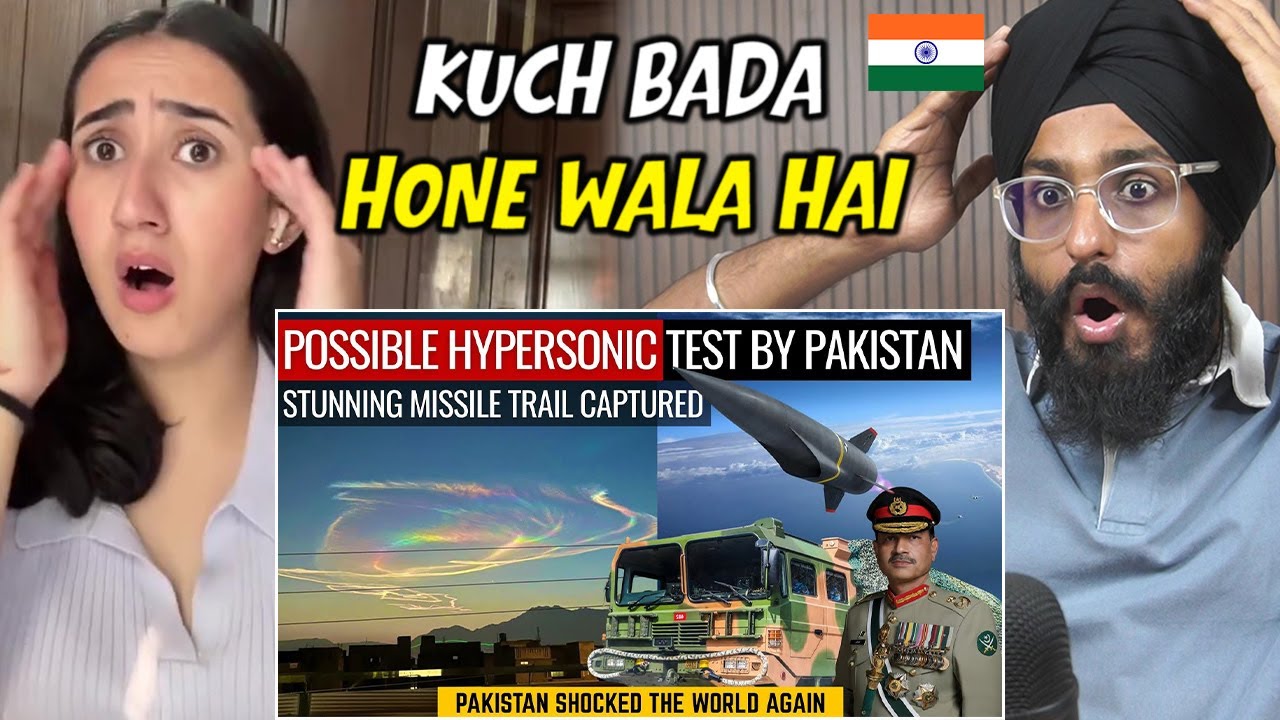 Indian Reaction to Possible Hypersonic Test By Pakistan | Stunning Missile Trail Captured| Raula Pao