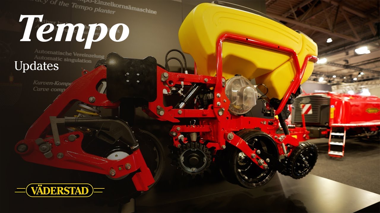 Väderstad Tempo updates at Agritechnica 2023