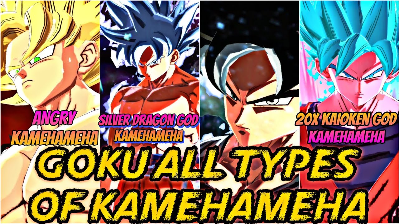GOKU ALL TYPES OF KAMEHAMEHA UPDATED 🔥 IN DRAGON BALL LEGENDS