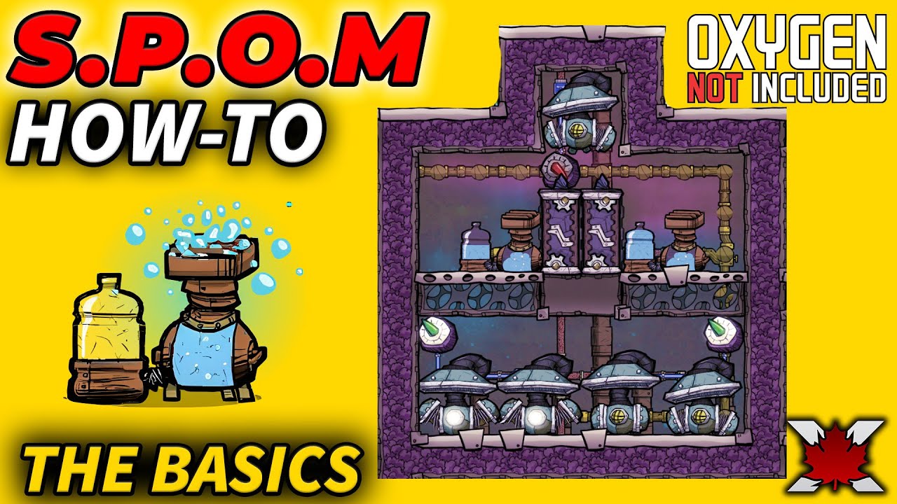 HOW TO BUILD A SPOM in Oxygen Not Included - Simple Guide