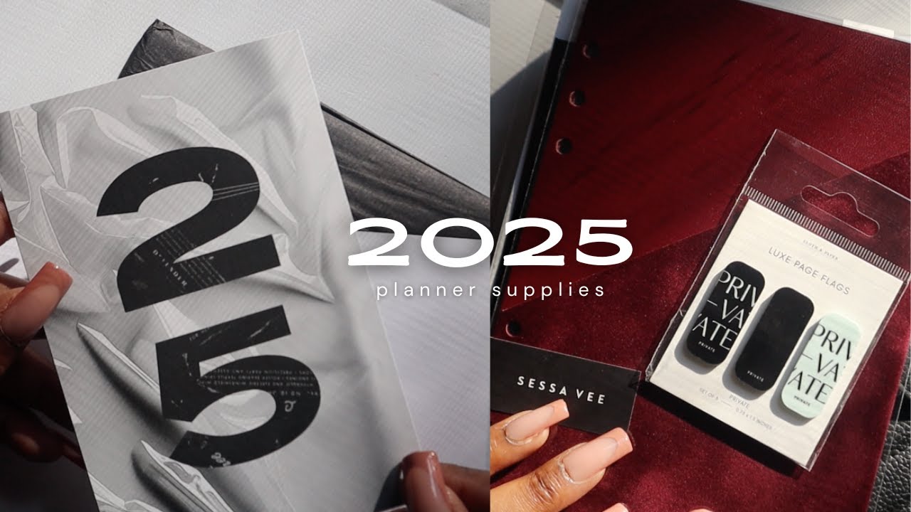 2025 Planner Supplies | Cloth & Paper, Sessa Vee and 8lotus