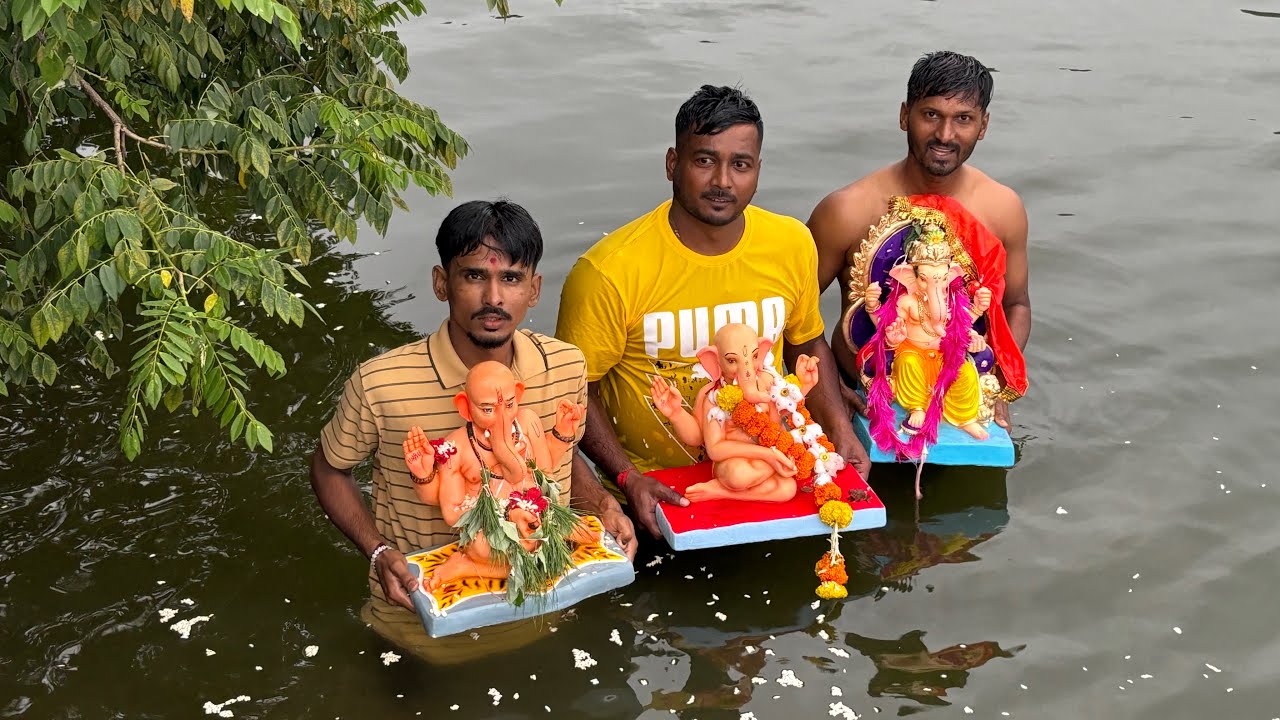 गणपती विसर्जन पूजा #video #viral #subscribe #viralvideos #funnyvideos #shortvideo #videos #yutubvide