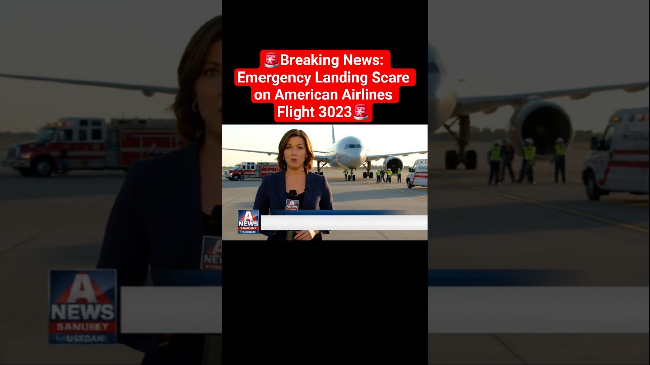 Breaking News: Emergency Landing Scare on American Airlines Flight 3023 #news