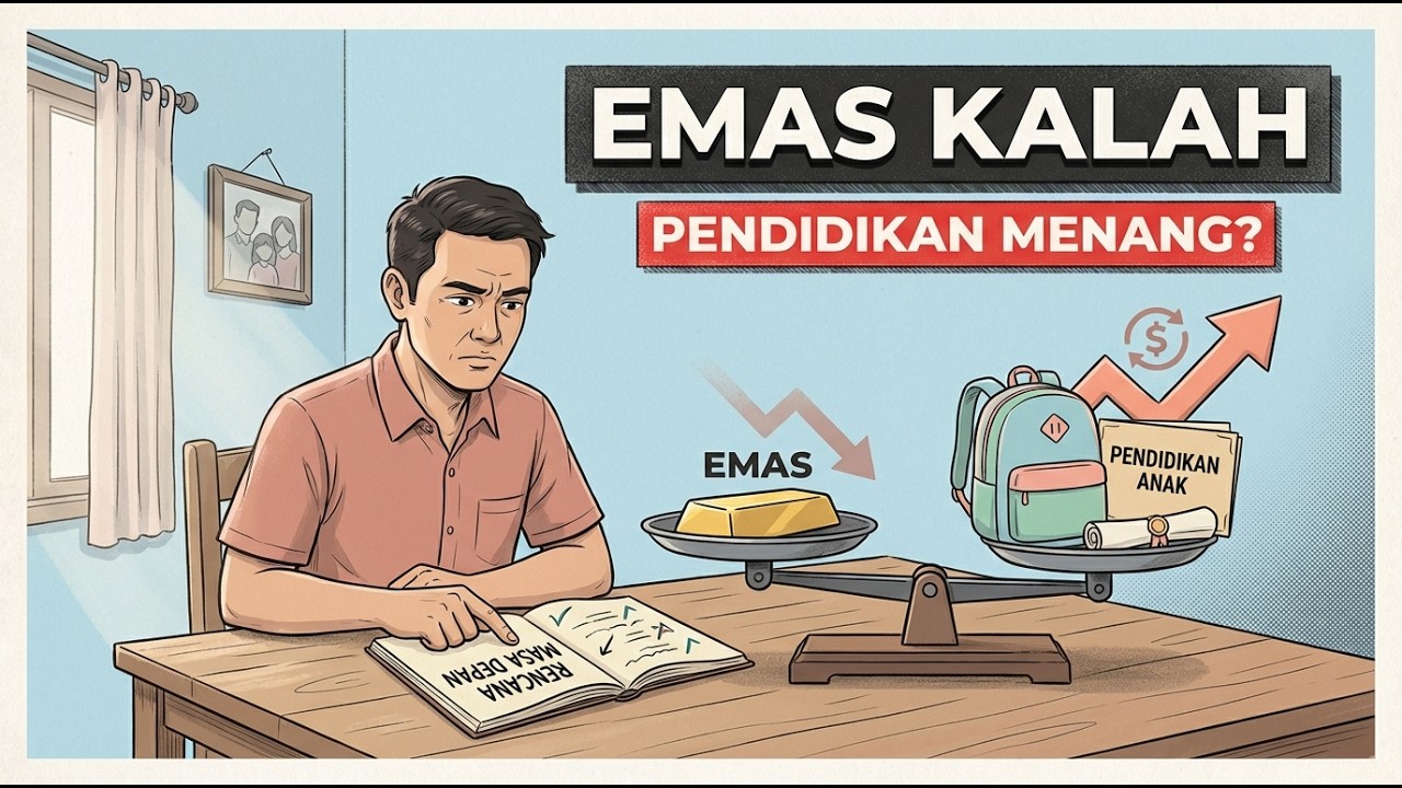INVESTASI TERBAIK BUKAN EMAS ATAU SAHAM, TAPI PENDIDIKAN ANAK? MARI KITA BEDAH LOGIKANYA