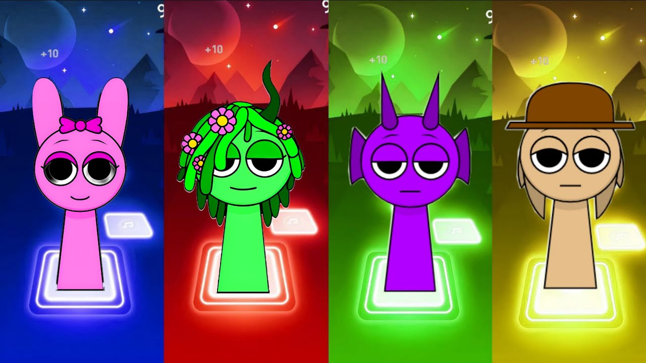 INCREDIBLE SPRUNKI 🎶 Tiles Hop EDM Rush