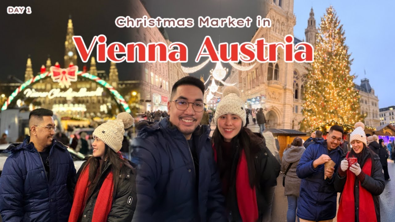 EXPLORING VIENNA FOR THE FIRST TIME! CHRISTMAS MARKET + CITY WALKING 