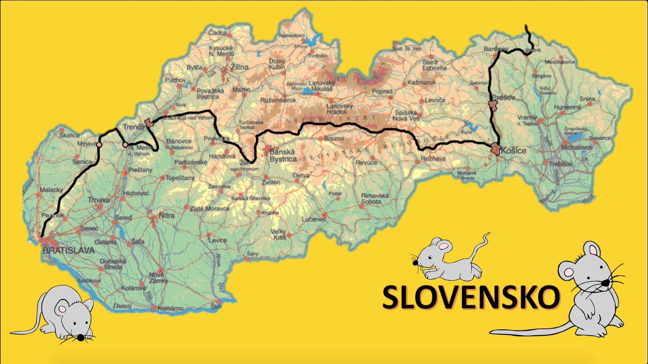 Slovensko s myškou | maminask :)