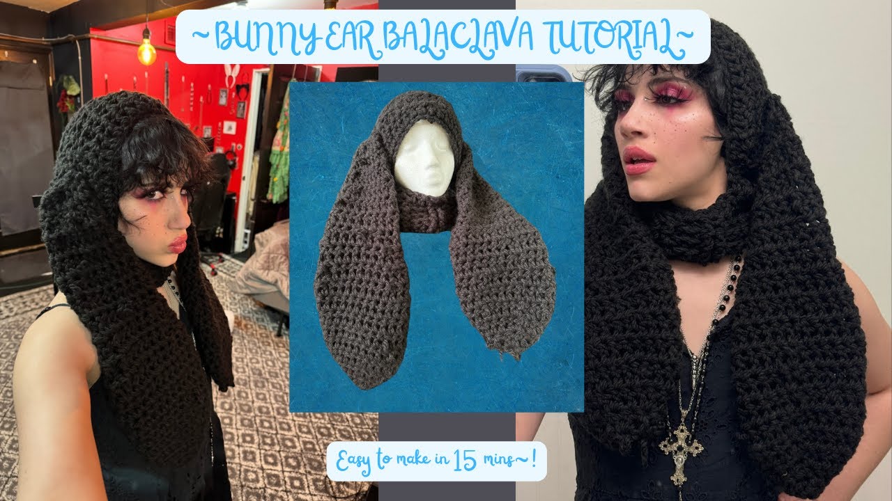Crochet Bunny Ear Balaclava Tutorial {EASY & IN DEPTH}