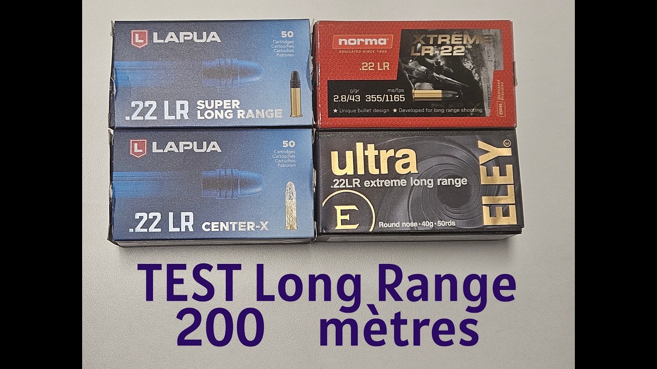 Test 22lr Long Range 200 mètres
