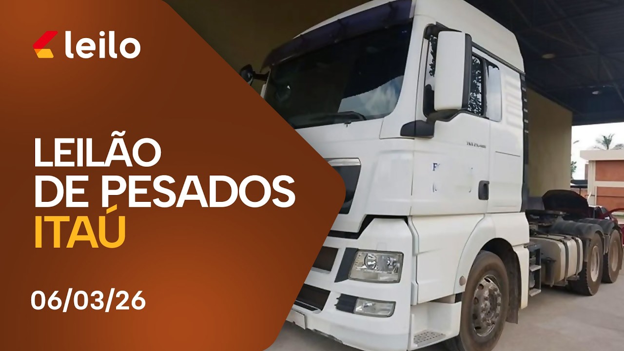Leilão de Pesados Itaú 06/03/2026 09:30