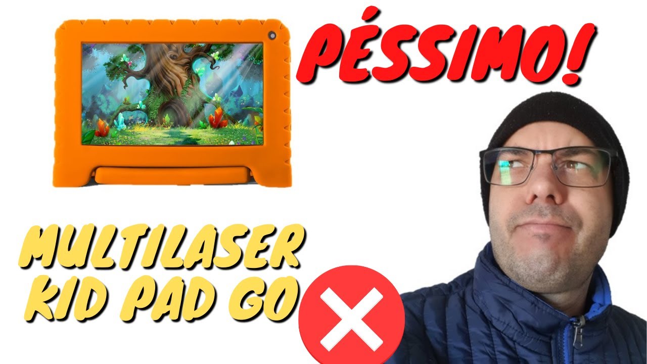 Tablet Multilaser Kid Pad GO - Para crian&ccedil;as (SQN) - Desisti de usar no meio do v&iacute;deo. N&Atilde;O COMPREM!