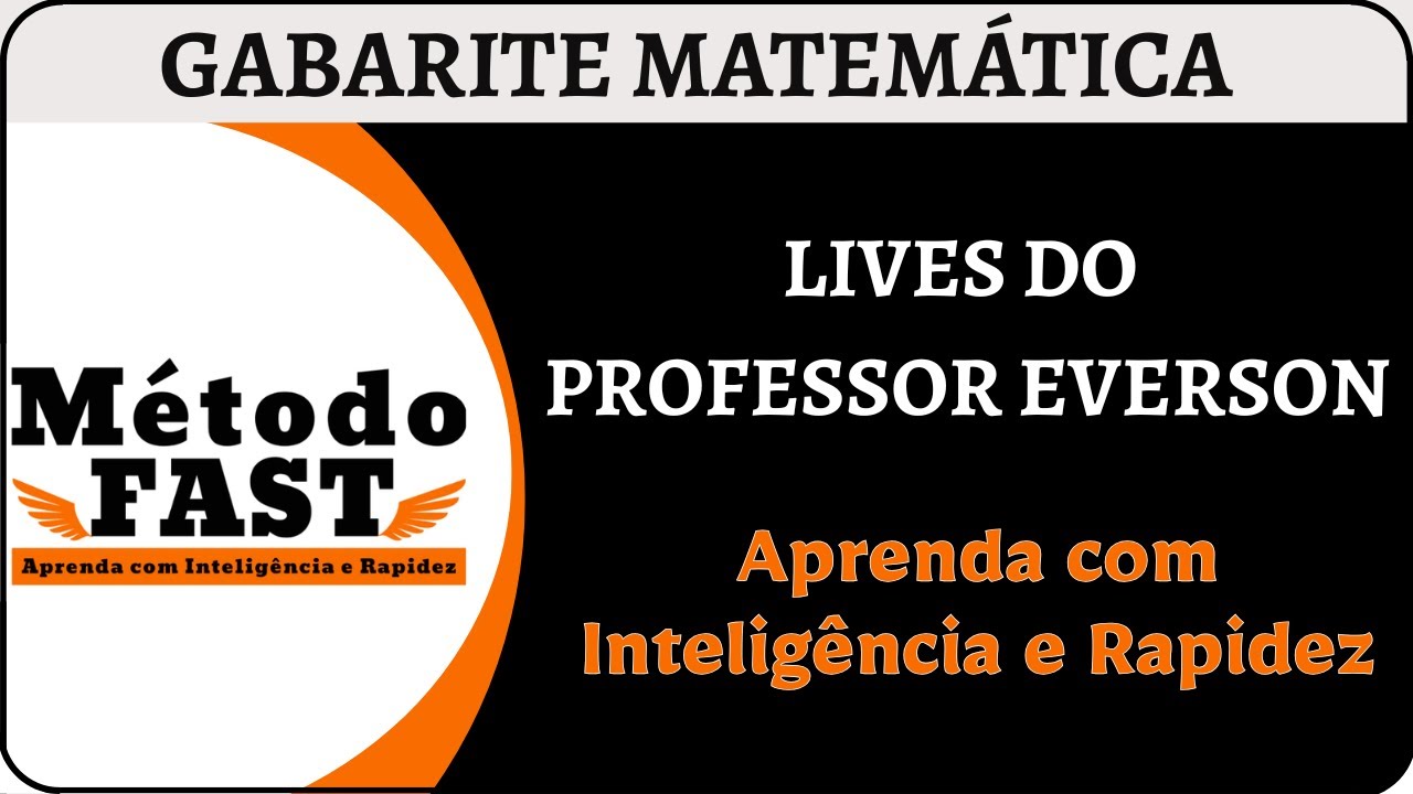 🔥LIVE - APRENDA MATEMÁTICA COM INTELIGÊNCIA E RAPIDEZ - ASSISTA ESSAS AULAS