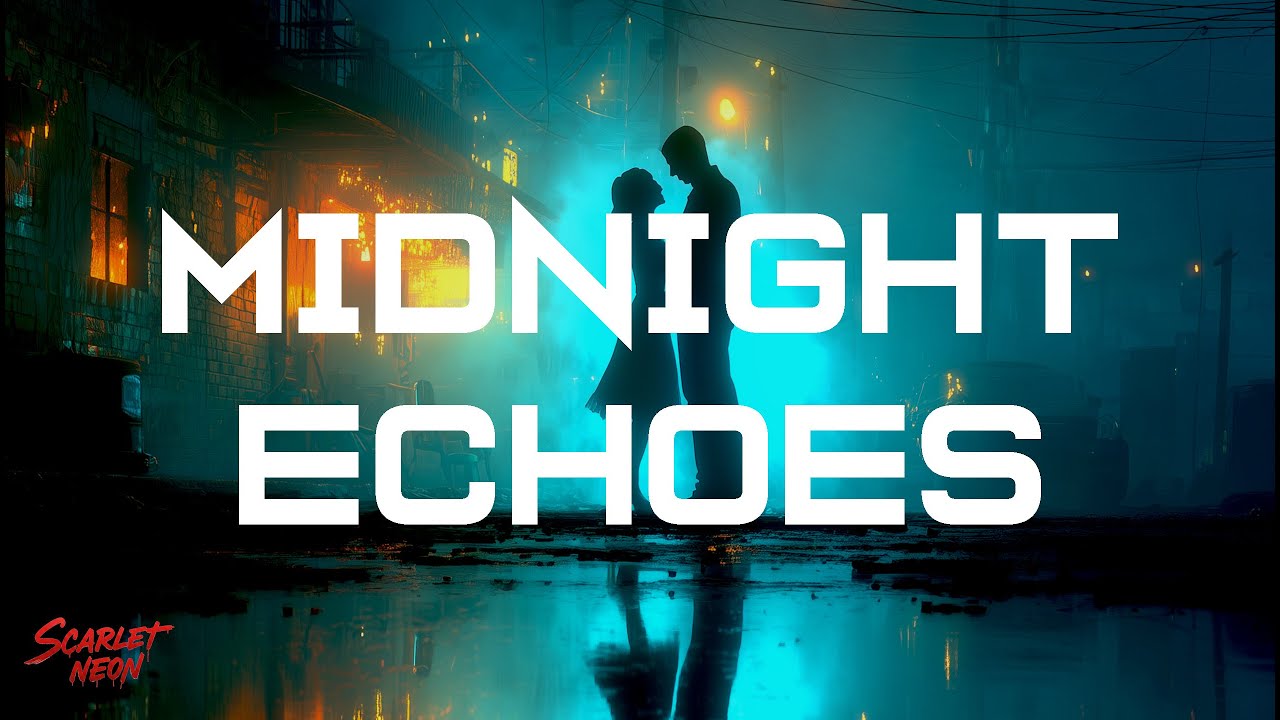 Scarlet Neon - Midnight Echoes (Official Lyric Video)