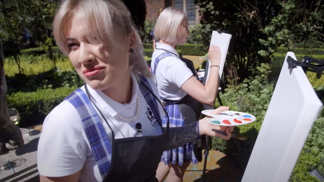 Dziewczyny miały okazję wykazać się artystycznie i wyrazić siebie :) [Projekt Lady]