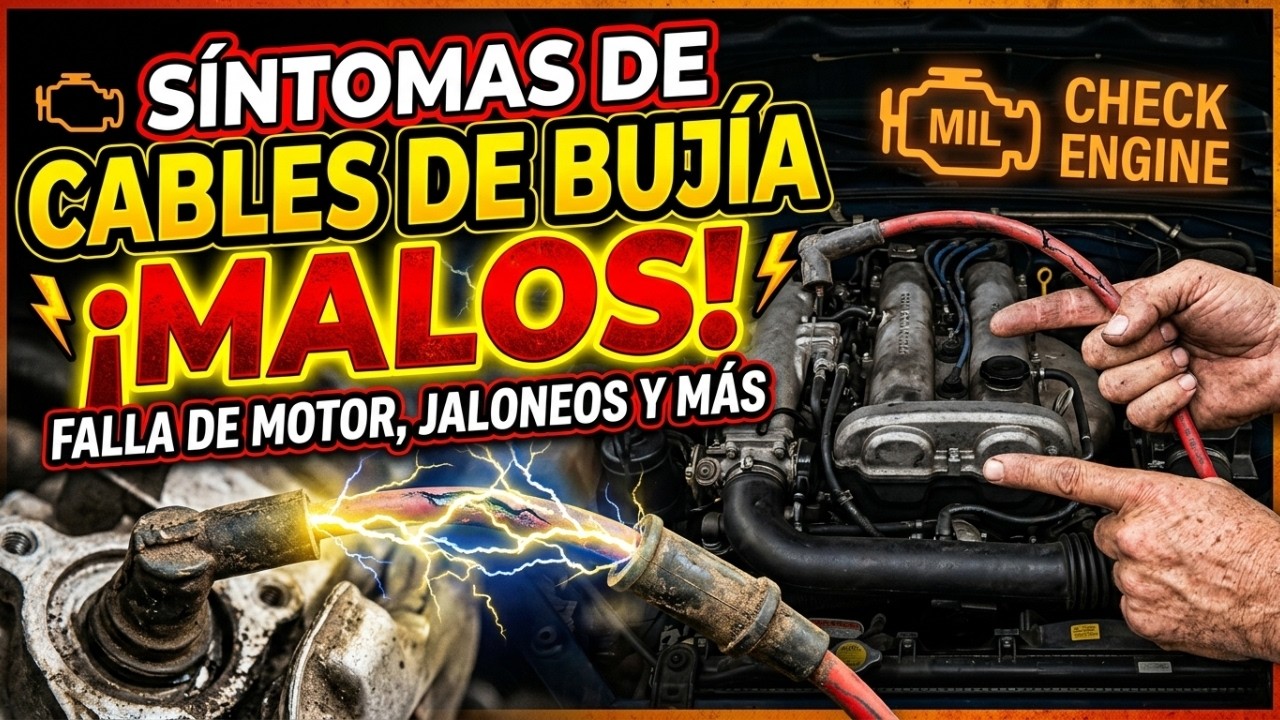 5 Sintomas de CABLES DE BUJÍA Malos 👉 