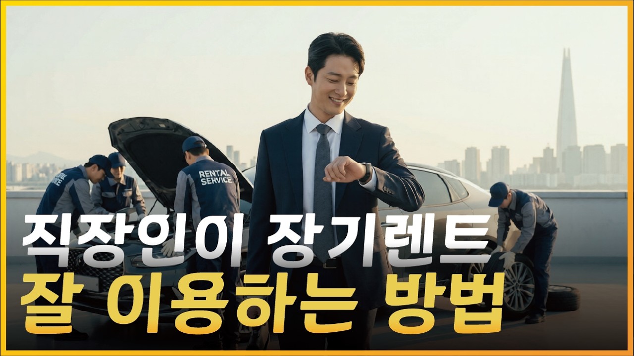 직장인이 장기렌트를 잘 이용하는 방법!