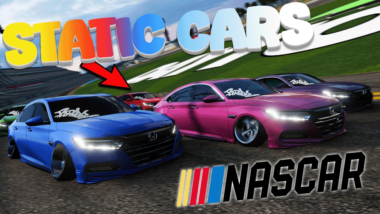 NASCAR But With STATIC CARS... (WHAT ARE WE DOING?!?)
