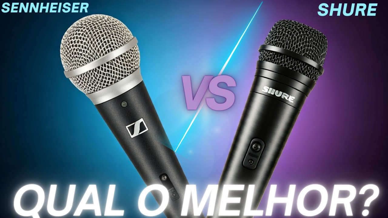 Sennheiser ou Shure? Descubra Qual É o Melhor Microfone Para Você!