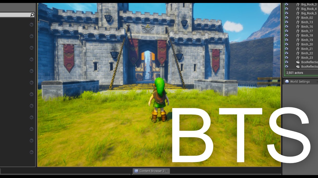 Ocarina of Time UE4 BTS - Part 2: Environment