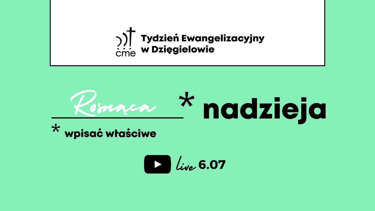 Rosnąca beznadzieja – spotkanie ewangelizacyjne – TE Dzięgielów – 6 lipca 2024