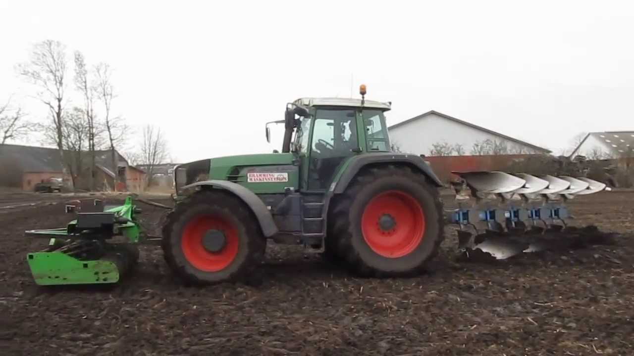 Pløjning med lemken 5 furet og jordpakker- Bramming Maskinstation