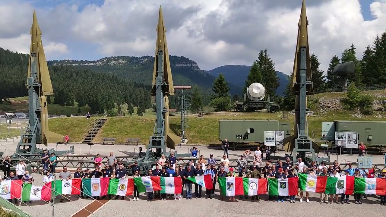 12^ Rimpatriata Nike Missile  Base Tuono Folgaria. Alzabandiera.