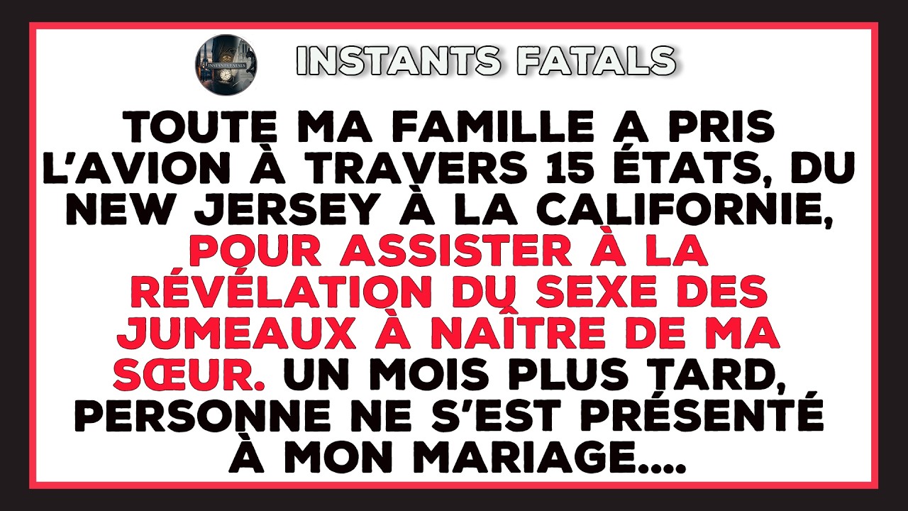 Ma Famille A Traversé 15 États Pour Ma Sœur, Mais Aucun N’est Venu À Mon Mariage.