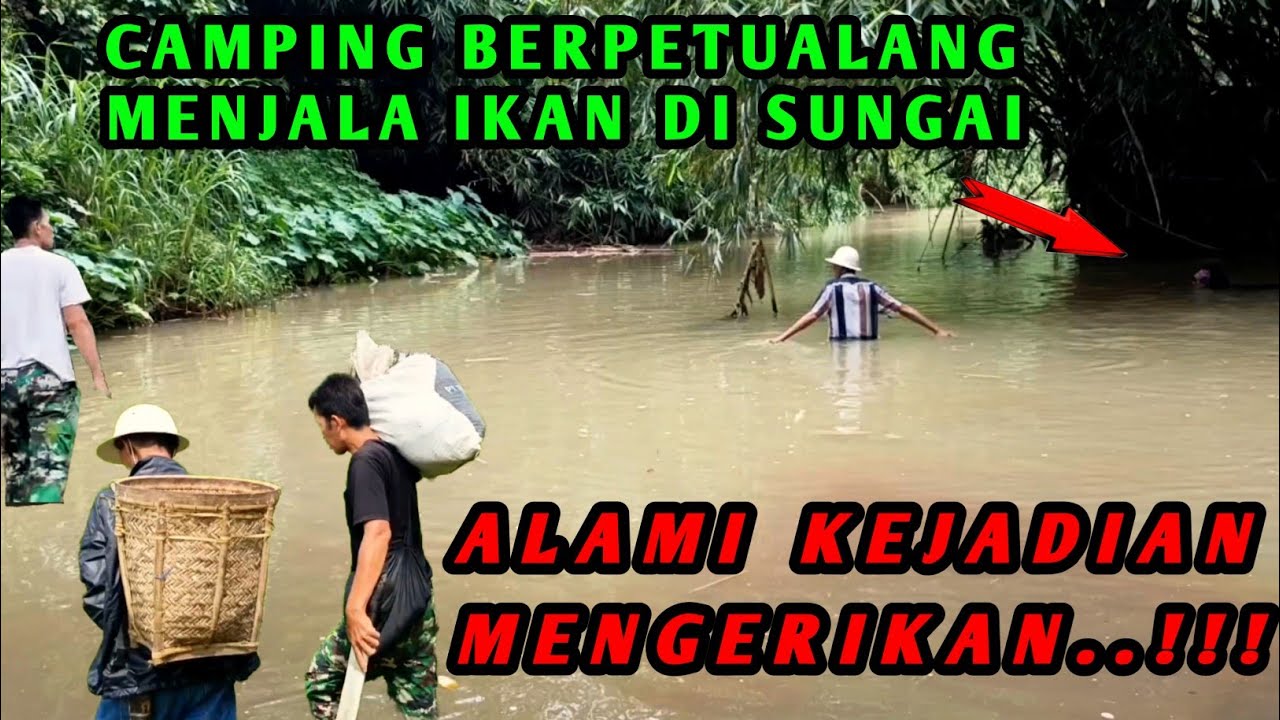 VIRAL❗ REKAMAN VIDEO AMATIR... KEJADIAN MENGERIKAN SAAT CAMPING BERPETUALANG DI HUTAN.. 