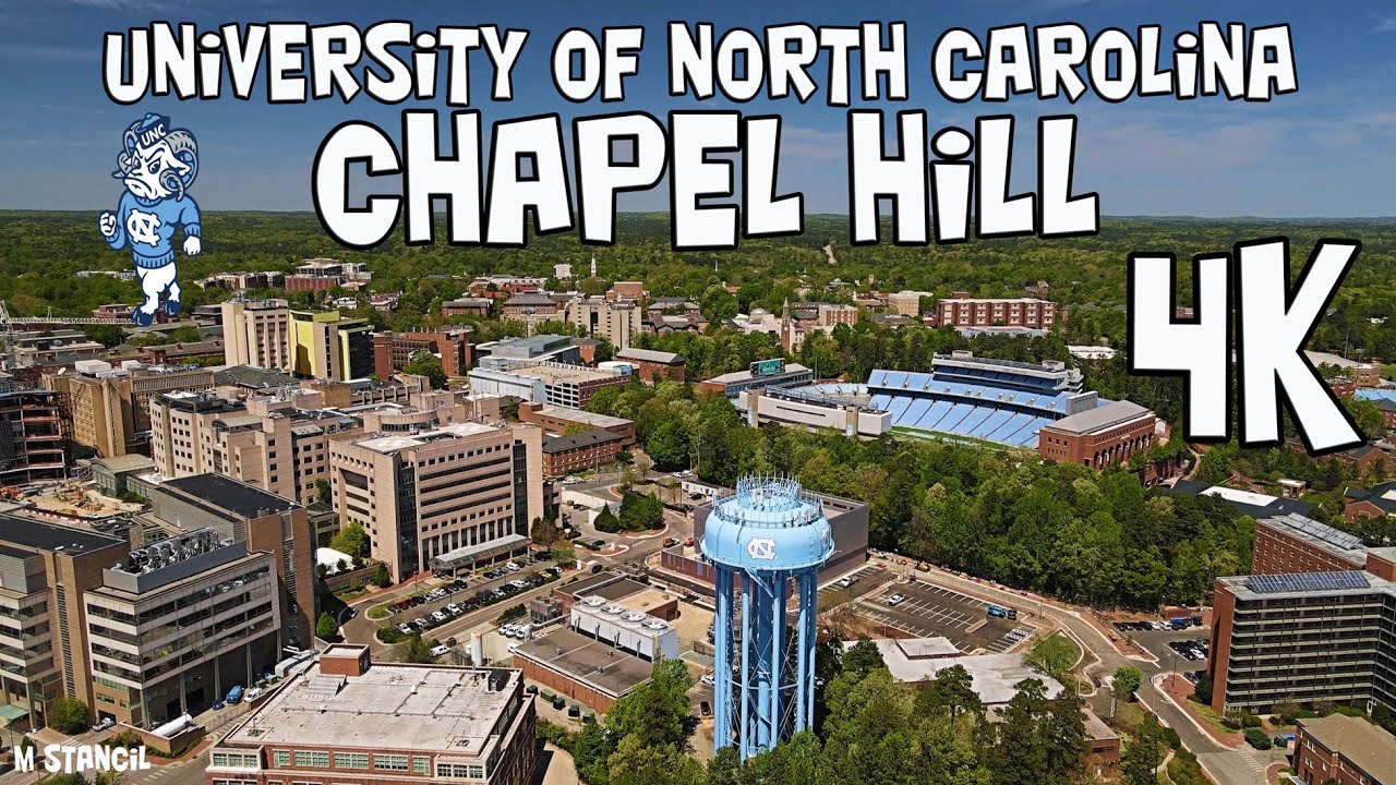 UNC Chapel Hill 4K (DJI Mavic Air 2 Drone Footage) University of North Carolina Chapel Hill Tarheels